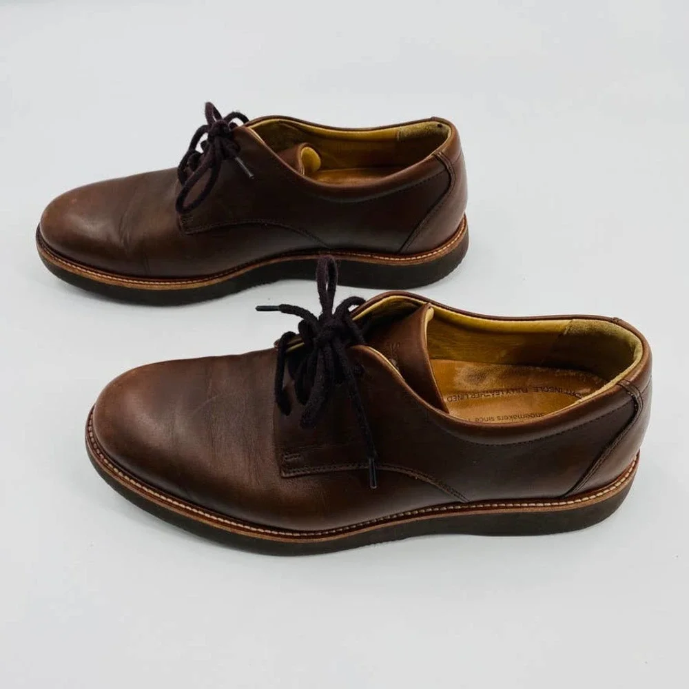 Samuel Hubbard Founder Men's Chestnut Brown Oxford M2100-041 Size 8 Vibram